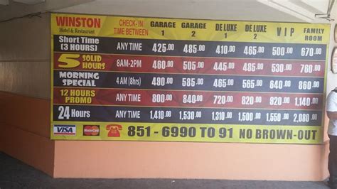 winston hotel pasay rates|WINSTON MOTEL .